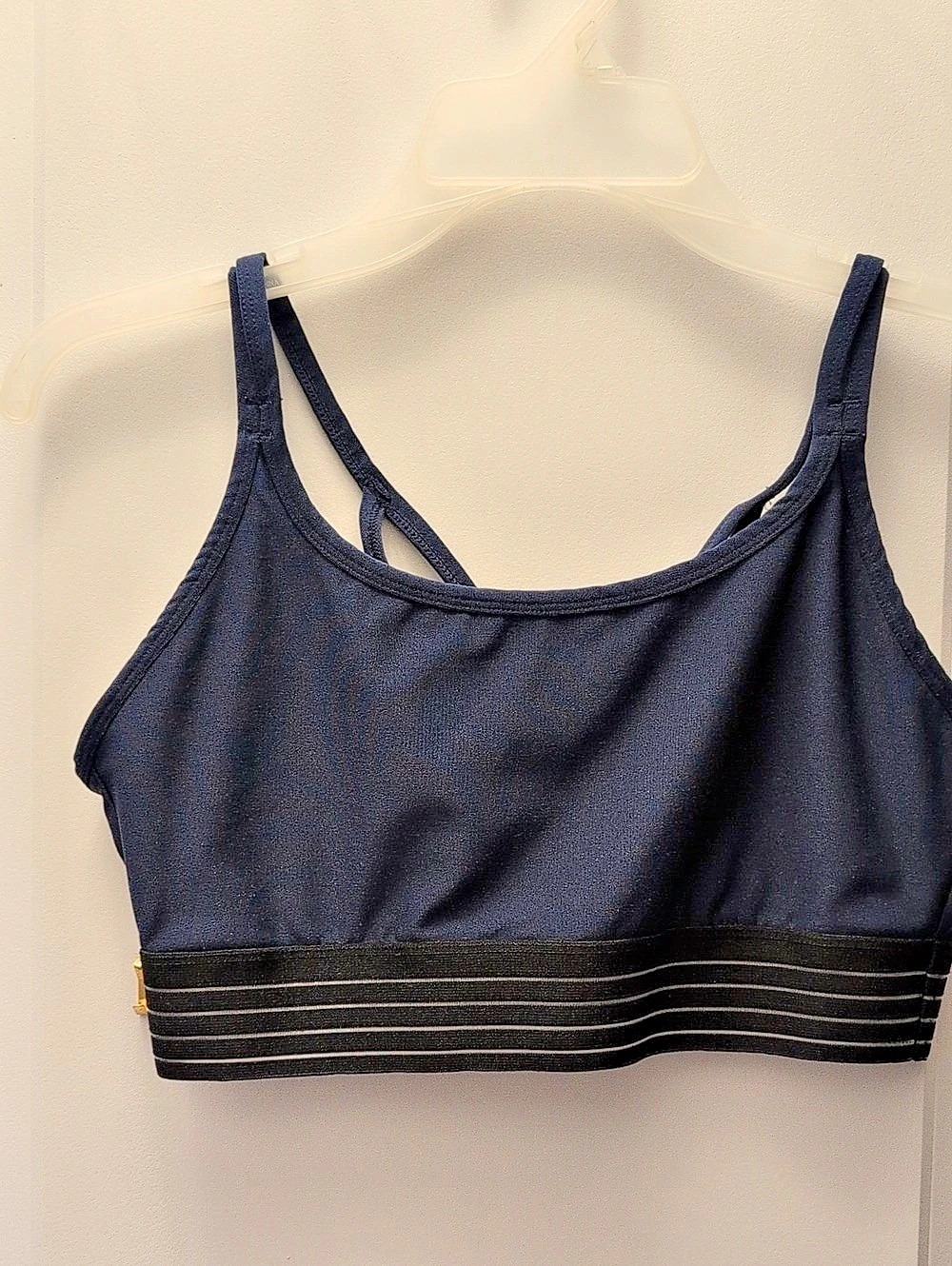 Splendid Studio Strappy Back Sports Bra Black Medium